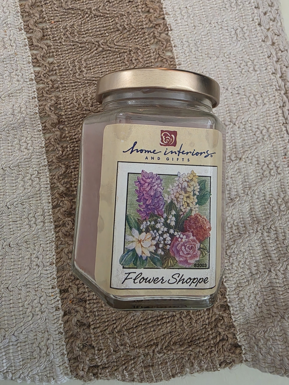 Home Interiors Vintage 2003 Candle